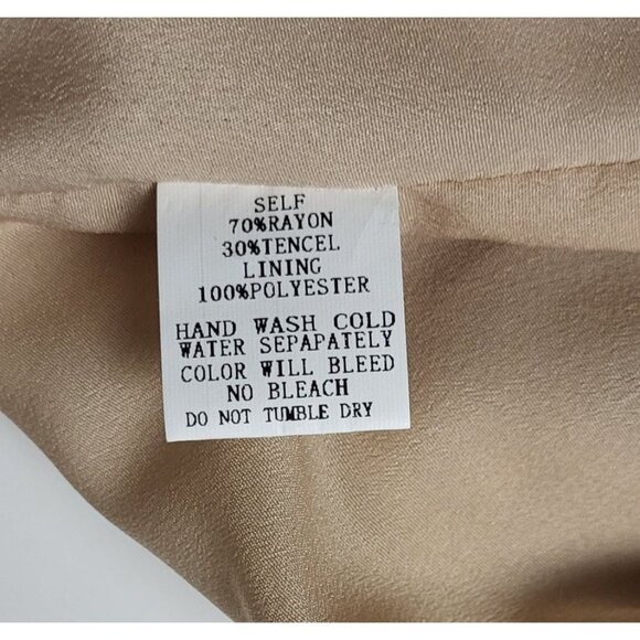 Pinch Womens Blush Pink Ruffled Long Sleeve Peasant Dress Top Size M - Picture 9 of 9